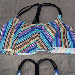 PINK by VS multicolor bikini top